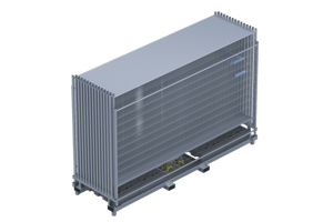3D G0103 Transport rack-V for 30 fences + foot + coupler (combi)_900x400